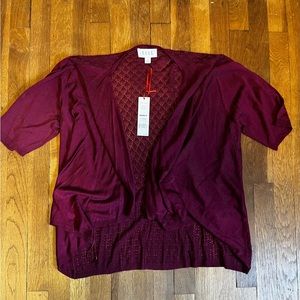 ELLE open cardigan NWT